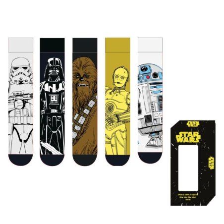 STAR WARS - Pack de 5 Paires de Chaussettes (Taille 38-45)