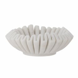 Bloomingville - Harmonia Bowl 17.5x6 cm - White Marble