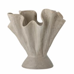 Bloomingville - Plier Vase, Nature, Stoneware (82060341)