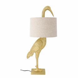 Bloomingville - Heron Table lamp, Gold, Polyresin (82068019)