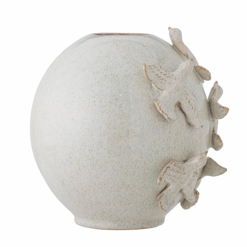Creative Collection - Abira Vase H25 cm - Nature Stoneware