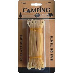 10 ELASTIQUES TENTE D8CM