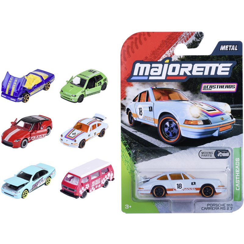 vehicule 1/64 majo castheads - assortiment, modèle choisi aléatoirement