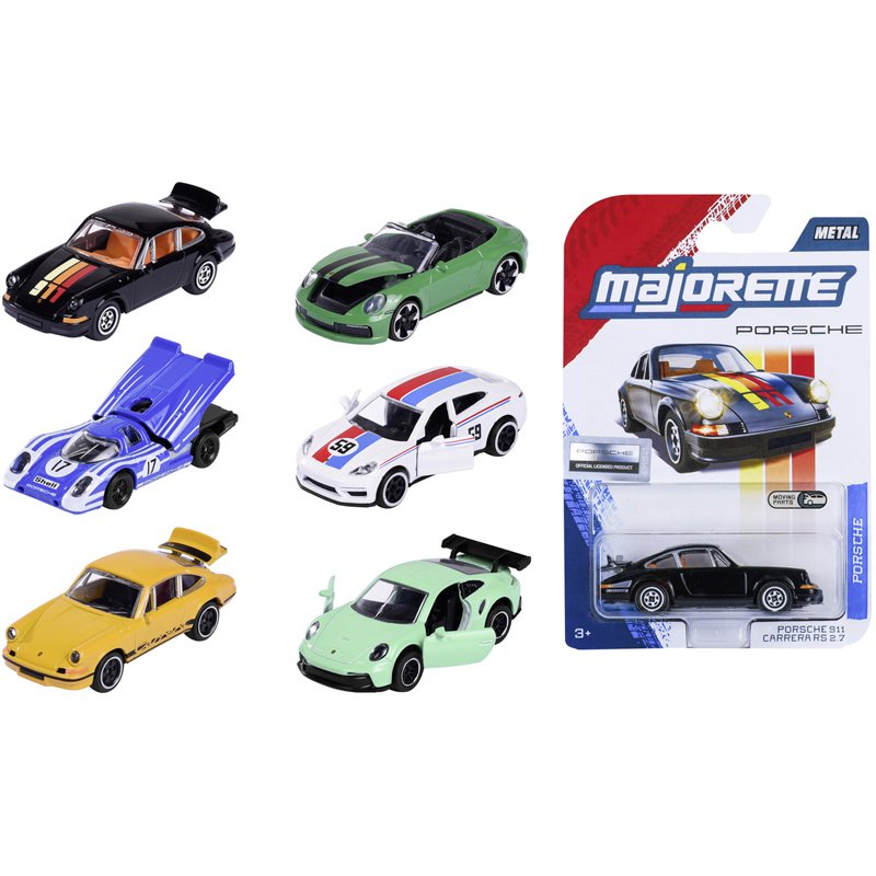 vehicule 1/64 majo porsch - assortiment, modèle choisi aléatoirement