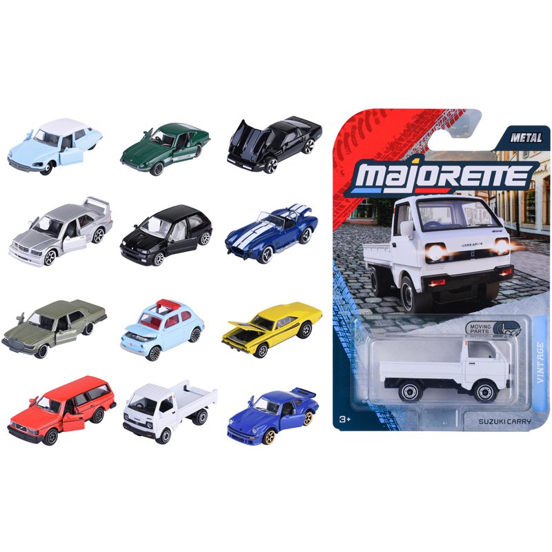 vehicule 1/64 majo vintage - assortiment, modèle choisi aléatoirement