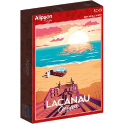 puzzle 500p affiche lacanau