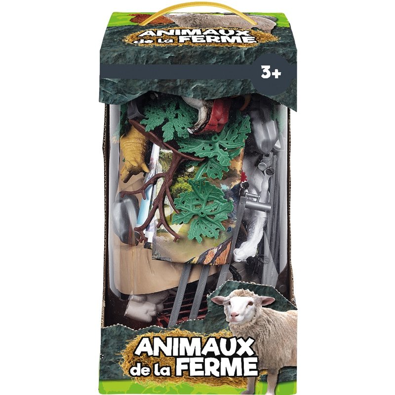 BARIL ANIMAUX FERME 40P