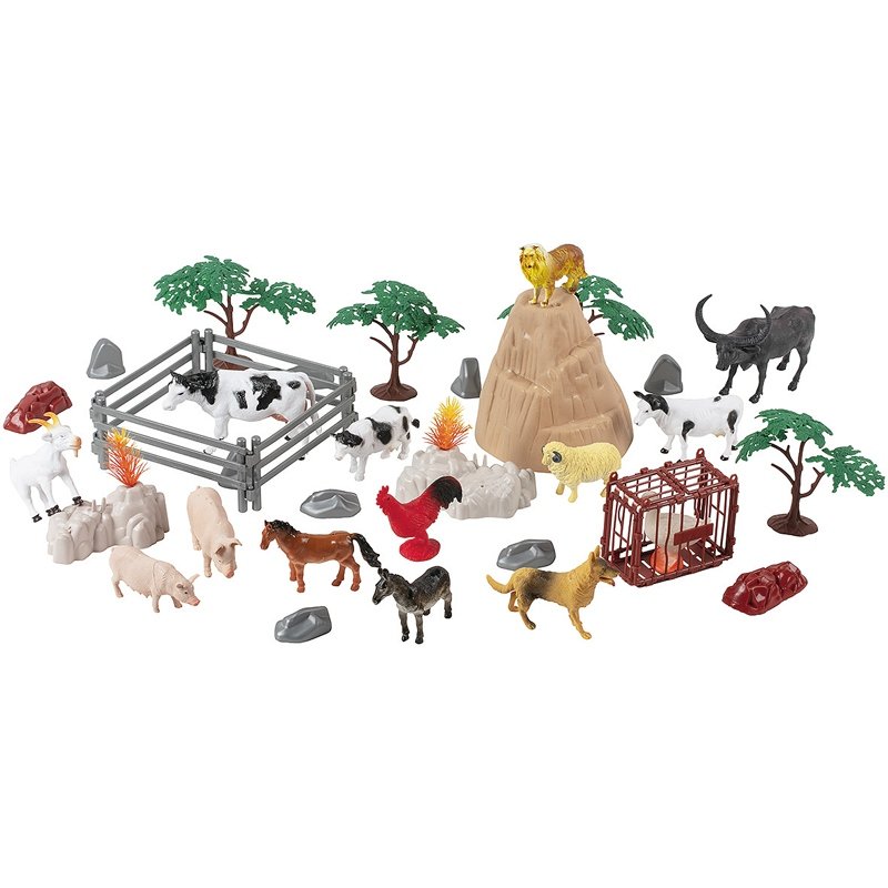 BARIL ANIMAUX FERME 40P