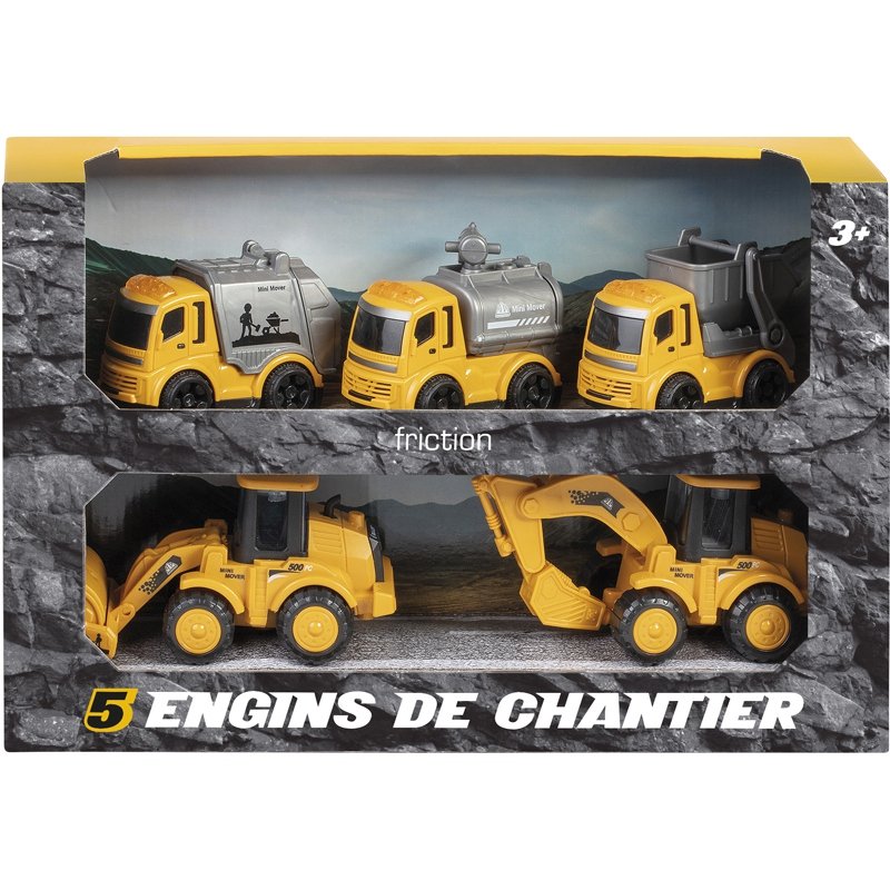5 ENGINS DE CHANTIER FR