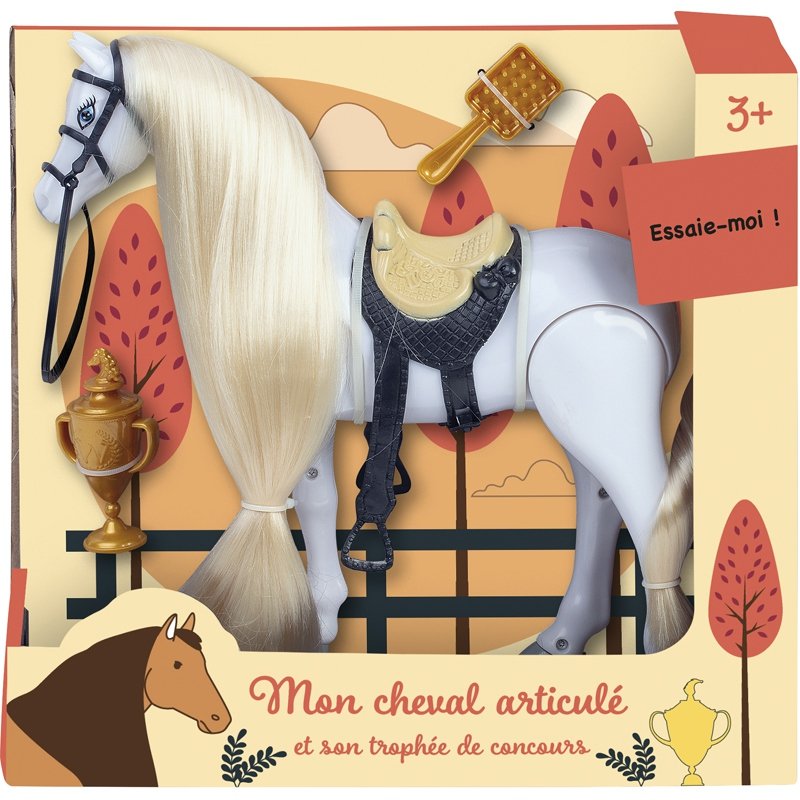 CHEVAL 25CM A FONCTIONS ASS2