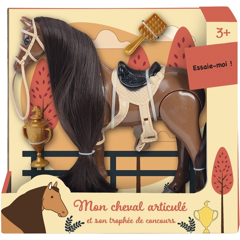 CHEVAL 25CM A FONCTIONS ASS2