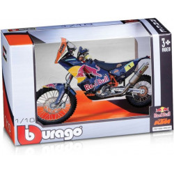 Modèle réduit de moto Bburago Maisto France KTM RedBull (1:18)