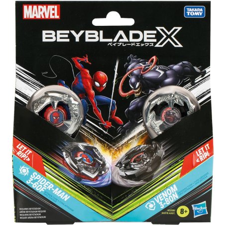 2 BEYBLADE SERIE X MARVEL ASS2