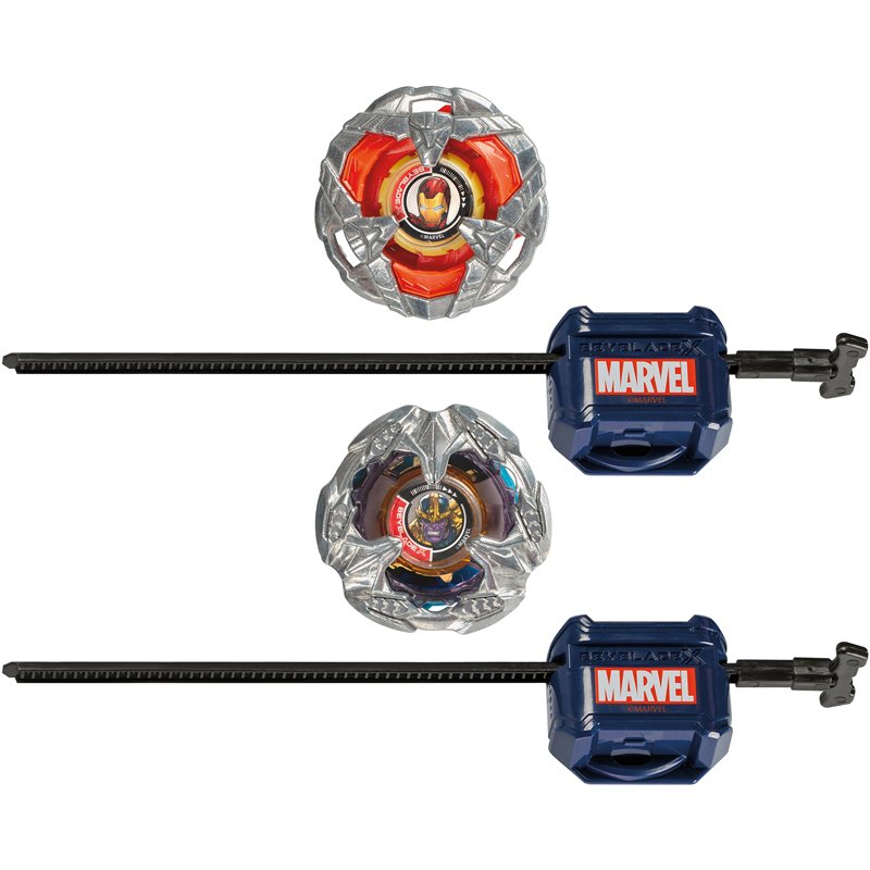 2 BEYBLADE SERIE X MARVEL ASS2