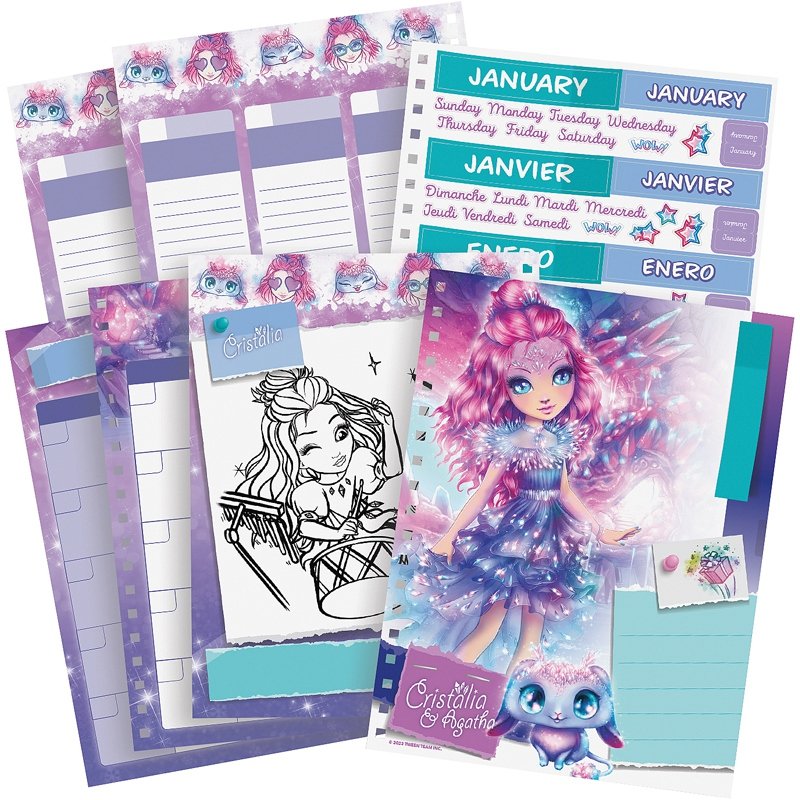 AGENDA A DECORER NEBULOUS PRE6