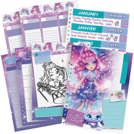 AGENDA A DECORER NEBULOUS PRE6