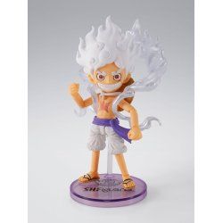 One Piece figurine World Collactable Figures x S.H. Figuarts Monkey D. Luffy Gear 5 8 cm