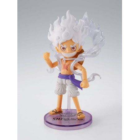 One Piece figurine World Collactable Figures x S.H. Figuarts Monkey D. Luffy Gear 5 8 cm