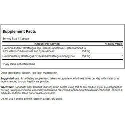 Swanson Hawthorn Extract Standardized 250mg 120 Capsules