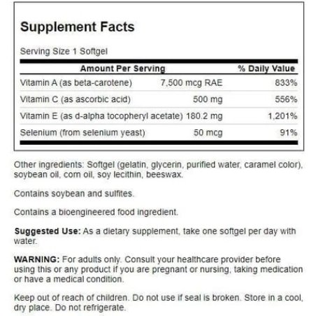 Swanson Vitamins A C E & Selenium Aces - Promotes Cellular Health & Immune Support