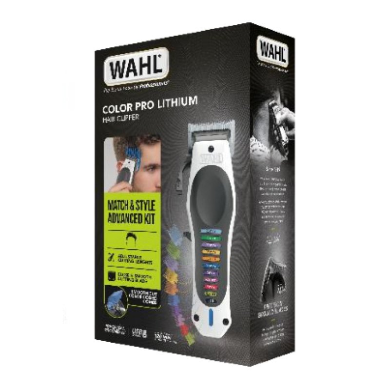 Wahl 3028048 tondeuse à cheveux Noir, Blanc 10 Lithium-Ion (Li-Ion)