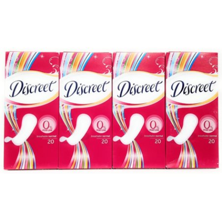 Discreet 0% Perfume Breathable Normal Panty Liners