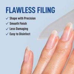 Londontown Mini Glass Double-Sided Nail File Set - Professional Travel-Sized