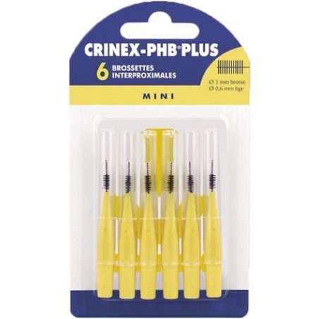 Crinex PHB Plus Mini Interproximal Brushes - Pack of 6