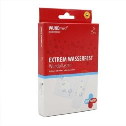 Wundmed Extremely Waterproof Transparent Plasters 20 Pieces
