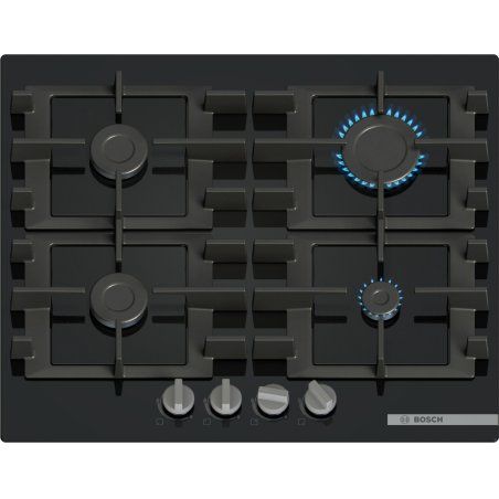 Bosch Serie 4 PNP6B6K40 hob Black Built-in 59 cm Gas 4 zone(s)