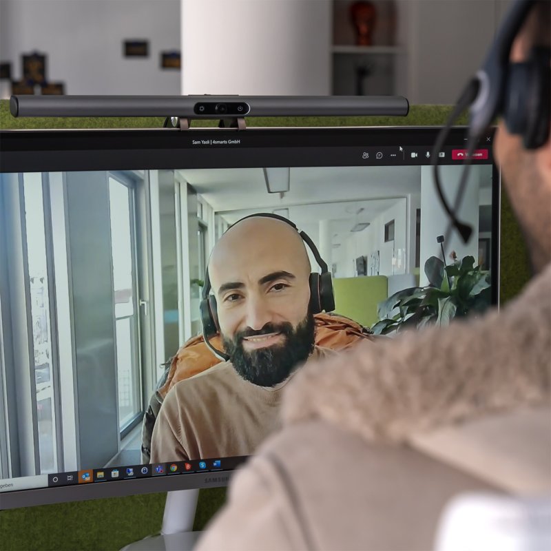 4smarts 2in1 LightBar Pro Webcam sliver