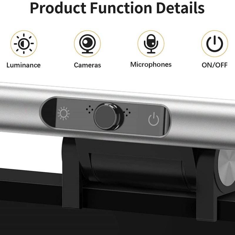 4smarts 2in1 LightBar Pro Webcam sliver