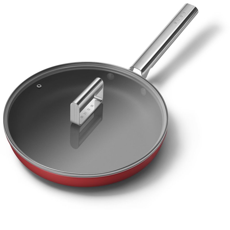 SMEG CKFF2801RDM Bratpfanne 28 cm Rot
