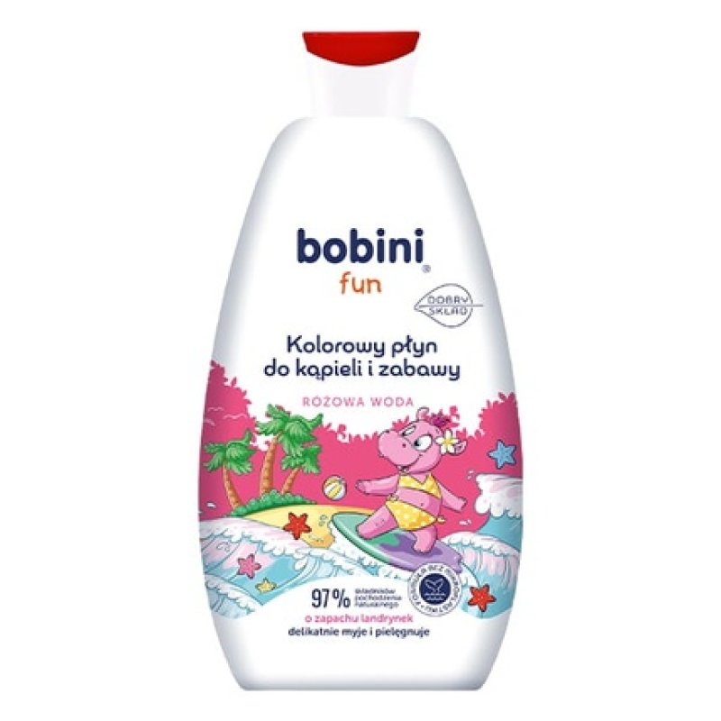 Bobini Fun Colorful Bath And Play Liquid Pink Water 500ml
