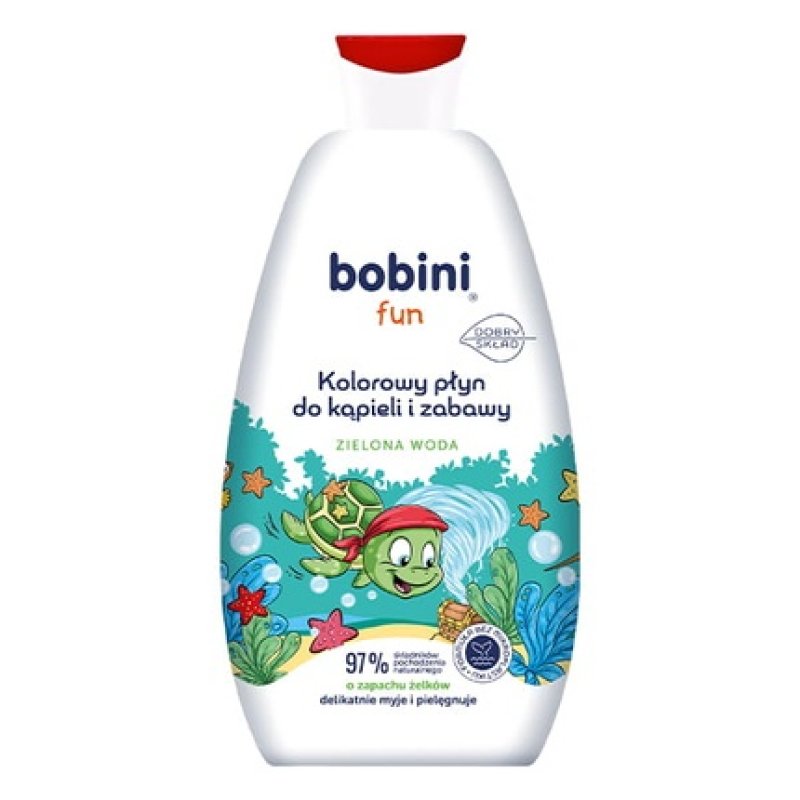 Bobini Fun Colorful Bath And Play Liquid Green Water 500ml
