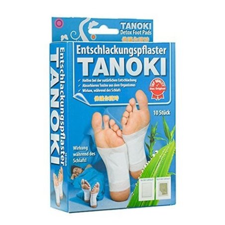 TANOKI Vital Foot Patches with Tourmaline - Pack of 10
