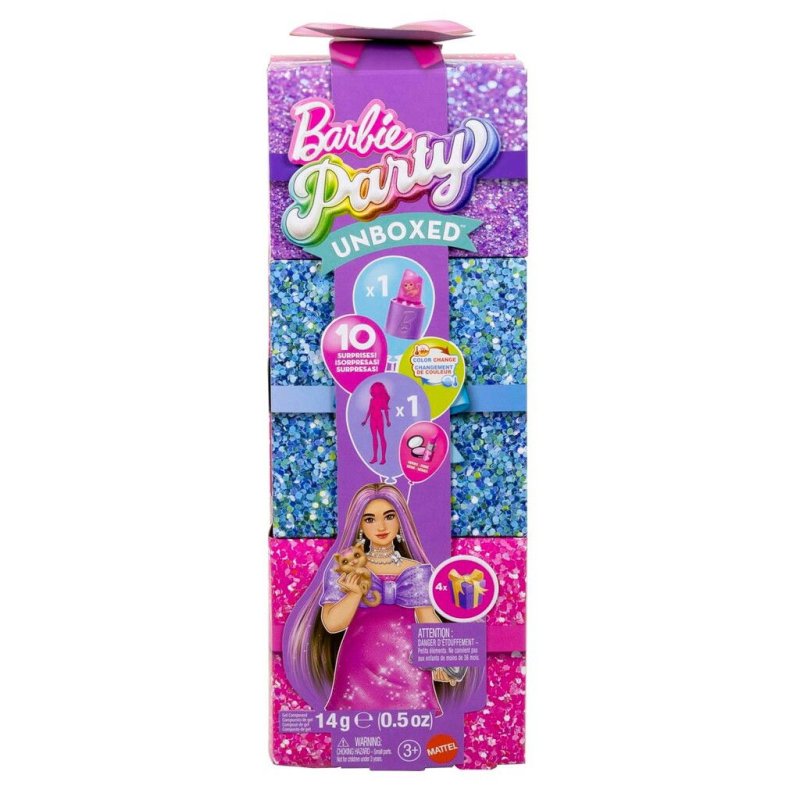 Barbie Party Unboxed Glam Party Series - Pink Curvy Doll