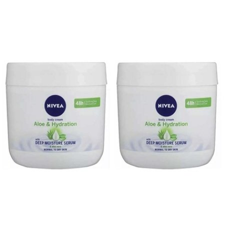NIVEA Aloe and Hydration Body Cream 13.52 oz Aloe Vera