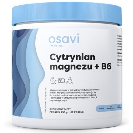 Osavi Magnesium Citrate B6 Powder 250g