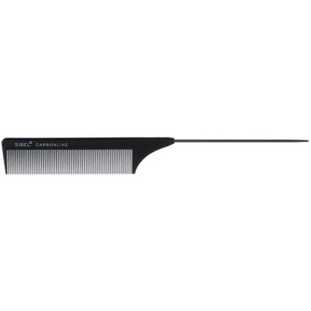 Sibel Carbon Line 23.2 CM Carbon Antistatic Tail Comb