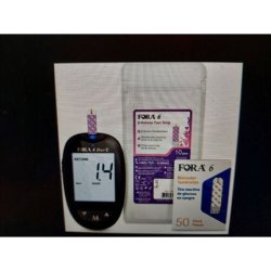 Fora 6 Duo Multimeter for Mg/Dl Blood Glucose and Ketone Measurement