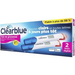 Clearblue Ultra Early Detection Digital Pregnancy Test - Pack of 2