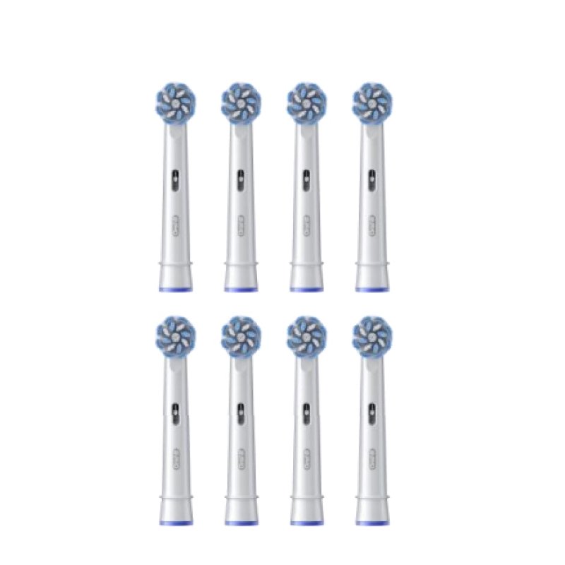Oral-B 8006540896273 tête de brosses 8 pièce(s) Bleu, Blanc