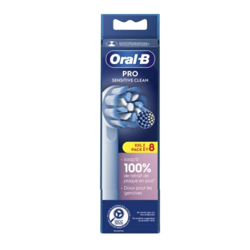 Oral-B Pro Sensitive Clean Toothbrush Heads - Pack of 8