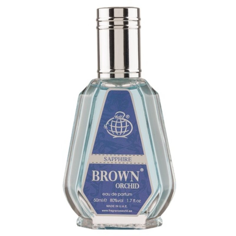 Fragrance World Brown Orchid Sapphire Eau De Parfum - 50ml Unisex