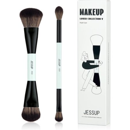Jessup Makeup Brush Set 2-Piece Duo-End Brush