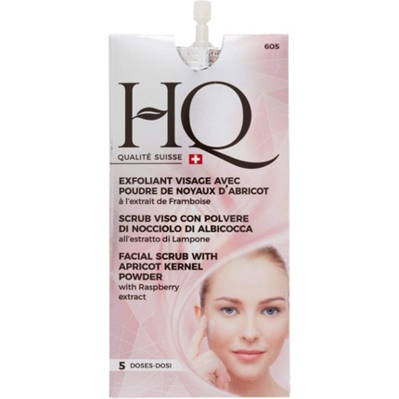 HQ Face Exfoliant with Kernel Powder 5 Doses 15ml HQ
