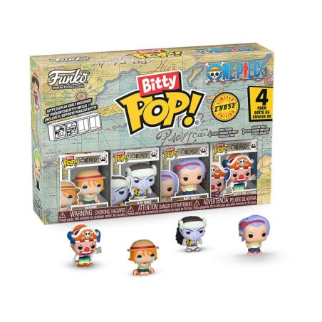 One Piece pack 4 figurines Bitty POP! Vinyl Nami 2,5 cm