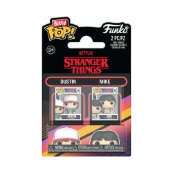 Stranger Things pack 2 figurines Bitty POP! Vinyl Dustin & Mike 2,5 cm
