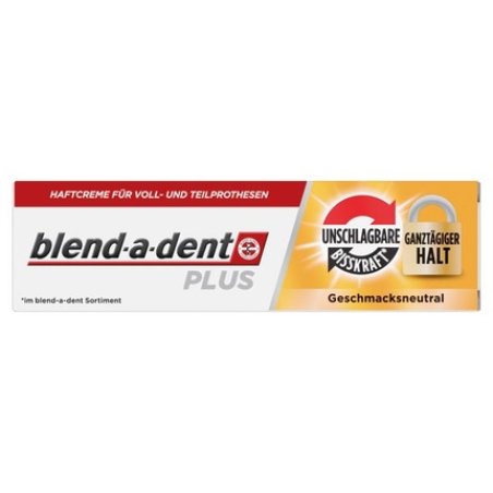 Blend-A-Dent Plus Premium Dental Adhesive Cream - 40g, Unbeatable Hold, Fluoride-Free